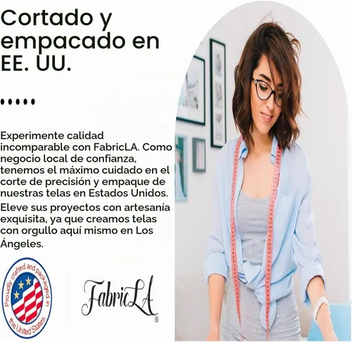 Vista 7 de FabricLA Tela de Jersey de Algodón y Elastano por Yarda - 10 oz Tela de Algodón y Elastano Elástica en 4 Direcciones, 60" de Ancho – Perfecta