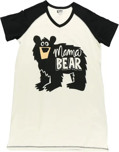 Vista 3 de Lazy One Camisón para mujer, divertido cuello en V para mujer