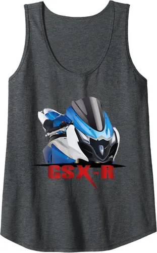 Vista 5 de GSXR Gixxer - Camiseta sin mangas para moto