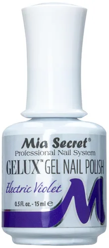 Vista 10 de Mia Secret Gelux Esmalte de Uñas en Gel Removible con Remojo - Negro - Curado con Lámpara de Uñas - Esmalte de Uñas en Gel de Larga Duración