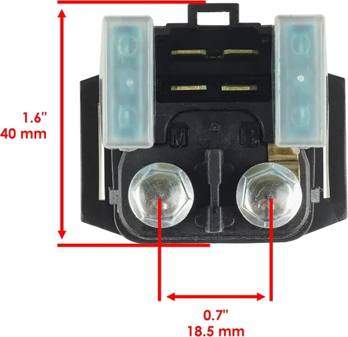Vista 3 de Caltric Relé solenoide de arranque compatible con Yamaha Fz-8 Fz8 Fz8N 2011-2013