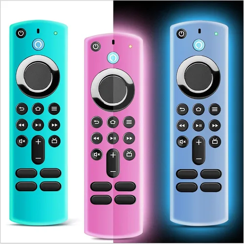 Vista 9 de （3 Pack） ONEBOM Funda Protectora de Silicona para Control Remoto, Funda de Silicona para Control Brilla en la Oscuridad