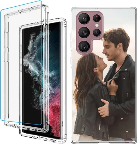 Vista 20 de Funda para teléfono con foto personalizada para Samsung Galaxy S22 5G, cubierta personalizada con imagen, texto, logotipo
