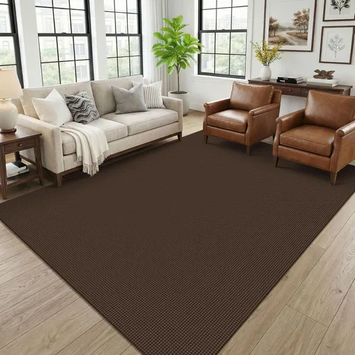 Vista 47 de KOZYFLY - Tapete para puerta de interior, lavable, pequeña, antideslizante, con respaldo de goma, felpudo de algodón para el hogar, color negro