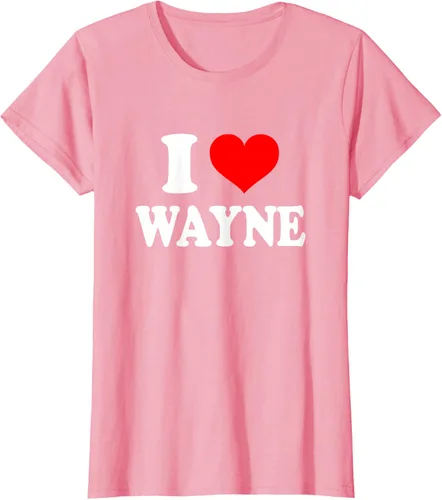 Vista 10 de Wayne - Camiseta I Heart Wayne - I Love Wayne, Negro, S