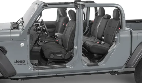 Vista 2 de Diver Down Juego de fundas de asiento de neopreno para Jeep Gladiator JT 2020-2026, juego de asiento delantero y trasero, ajuste personalizado