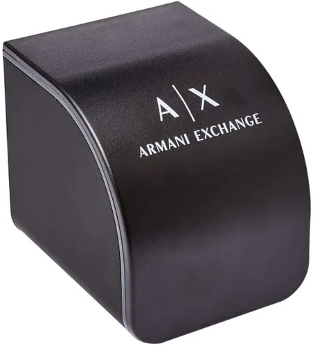 Vista 9 de Armani Exchange, AX - Reloj de cuarzo,de acero inoxidable, para hombre., Gris Automático