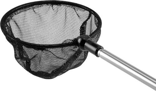 Vista 7 de Lpraer Red de peces de acuario con malla fina extensible de acero inoxidable de mango largo para pecera