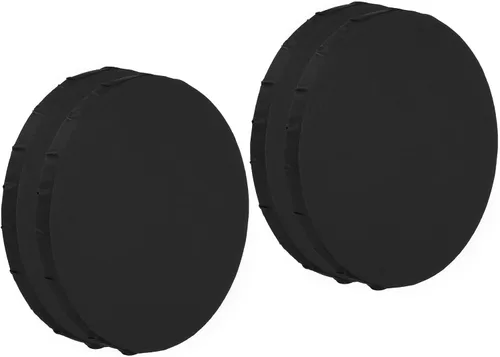 Vista 7 de PATIKIL Lienzos de pintura para pintar, paquete de 2 paneles redondos de madera de 6 pulgadas, bastidor de madera estirados en blanco