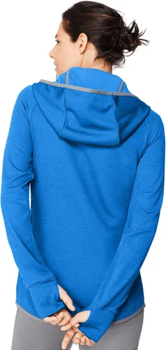 Vista 2 de Hanes Sudadera deportiva de forro polar con capucha y cremallera completa para mujer
