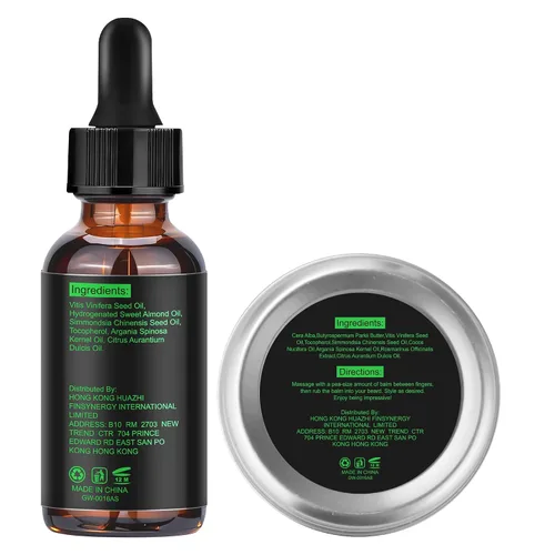 Vista 7 de Kit de Barba Kit de Cuidado de Barba con Aceite para Barba Bálsamo Cepillo Peine Tijeras Libro Electrónico Rellenos para Calcetines de Navidad Ideas