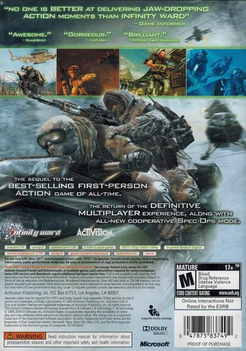 Vista 2 de Call of Duty Modern Warfare 2 - Xbox 360