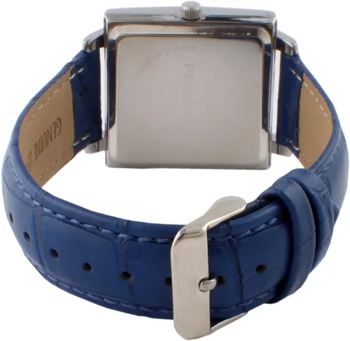 Vista 3 de Peugeot - Reloj de pulsera de cuarzo para hombre con caja de metal y correa de piel