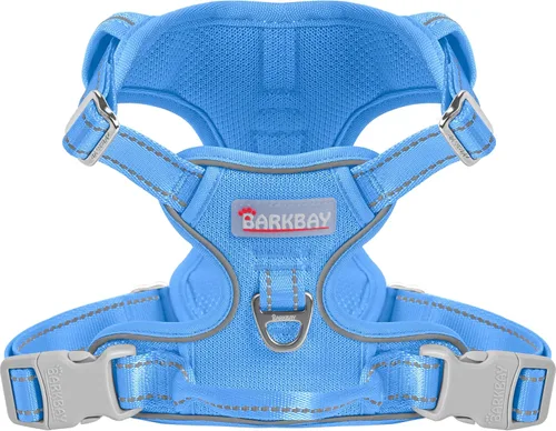 Vista 11 de BARKBAY Arnés para perro sin tirones para perros pequeños, ajustable, reflectante, cómodo, sin estrangulamiento, resistente, perfecto