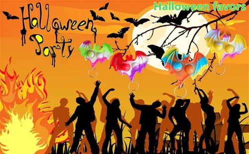 Vista 4 de 20 paquetes de murciélagos de Halloween a granel para adultos y niños, regalos de fiesta y estudiantes de aula
