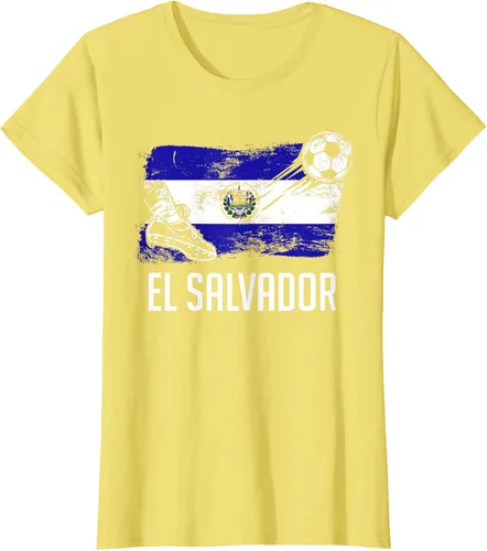 Vista 65 de Camiseta salvadoreña con bandera de fútbol salvadoreño