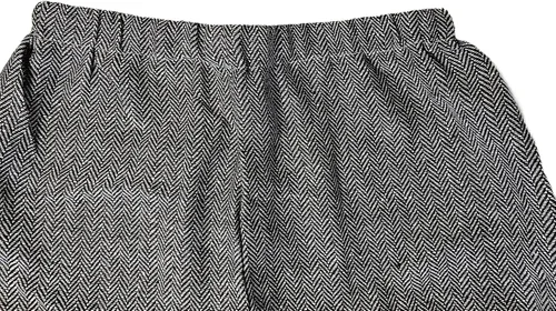 Vista 3 de Making Believe Pantalones de tweed para niños (negromarróngris) disfraz renacentista para hombre, disfraz medieval renacentista, pantalones