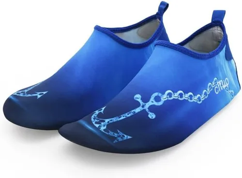 Vista 2 de Zapatos acuáticos para mujer, calcetines acuáticos para exteriores, playa, natación, surf, yoga, ejercicio, playa, natación, zapatos deportivos