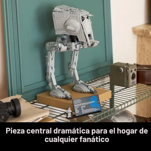 Vista 6 de LEGO Star Wars AT-ST Walker Juego de construcción – Bloques de construcción para adultos para fanáticos, Edades 18+ – Kit de modelo coleccionable