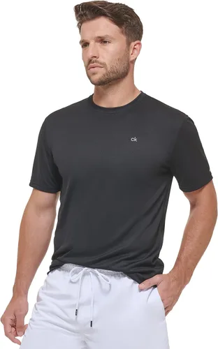 Vista 2 de Calvin Klein Camiseta deportiva de manga corta 40+ UPF de secado rápido para hombre