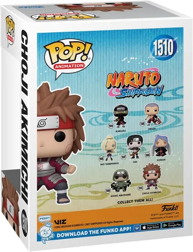 Vista 3 de Funko Pop! Animation: Naruto - Choji Akimichi - Figura de vinilo coleccionable - Idea de regalo - Producto oficial - para niños y adultos - Fans