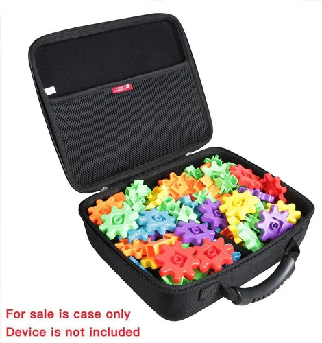 Vista 2 de Hermitshell Estuche de viaje para Learning Resources Gears Deluxe Building Set 100 piezas (negro)