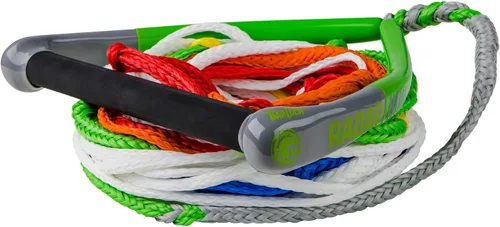 Vista 10 de RADAR Control Water Ski Rope and Handle Package - 13 Inch Handle, Non-Rotating Grip, Pre-Stretched Low-Drag Rope, Full Length End Caps, High Control