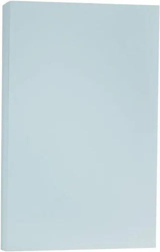 Vista 23 de JAM PAPER Vellum Bristol Cartulina de 65 lb - 8.5 x 11 Coverstock - 147 gsm - Azul - 50 Hojas/Paquete