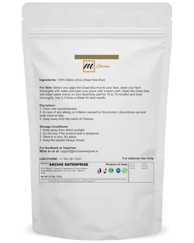 Vista 2 de Polvo de barro/arcilla del Mar Muerto 100% natural para antienvejecimiento y reafirmante de la piel, cremas, máscaras faciales, exfoliantes y jabón