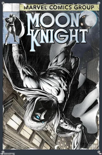 Vista 4 de Marvel Comics - Póster de pared con alfileres de empuje - Caballero de la Luna #194