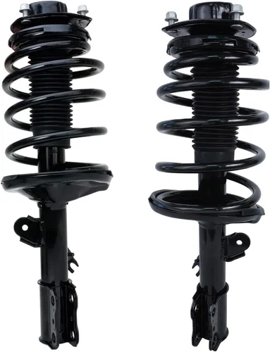 Vista 42 de Detroit Axle - Puntales 4WD para Ford Expedition Lincoln Navigator 1997-2002, 4 puntales completos con muelle helicoidal delantero trasero 1998 1999