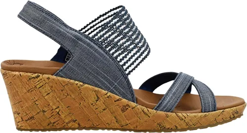 Vista 7 de Skechers Beverlee - Sandalias altas de plataforma de cuña para mujer