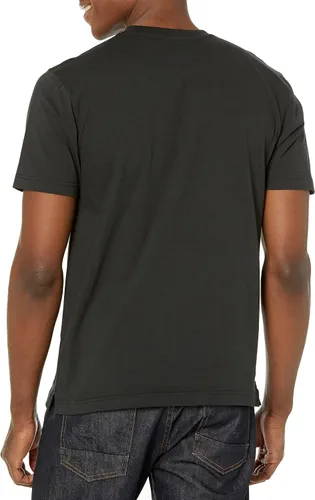 Vista 2 de Brooks Brothers Mens tradicional Fit playera, negro