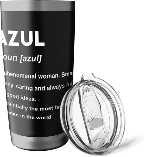 Vista 5 de Azul Name Stainless Steel Insulated Tumbler Black
