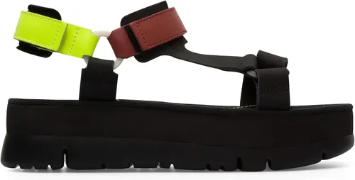 Vista 8 de Sandalias de cuña para mujer Camper Negro 006
