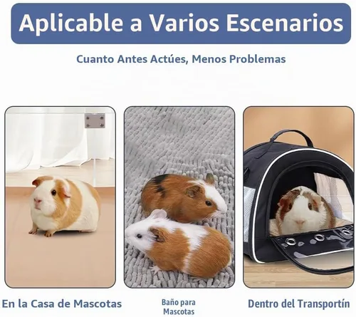 Vista 6 de Paquete de 4 forros desechables para jaula de conejillos de indias de 48 pulgadas x 24