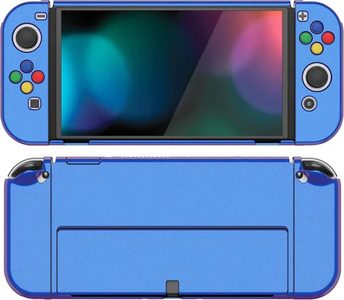 Vista 8 de PlayVital AlterGrips - Funda protectora brillante para Nintendo Switch OLED, agarre ergonómico para Joycon, carcasa delgada acoplable para Switch