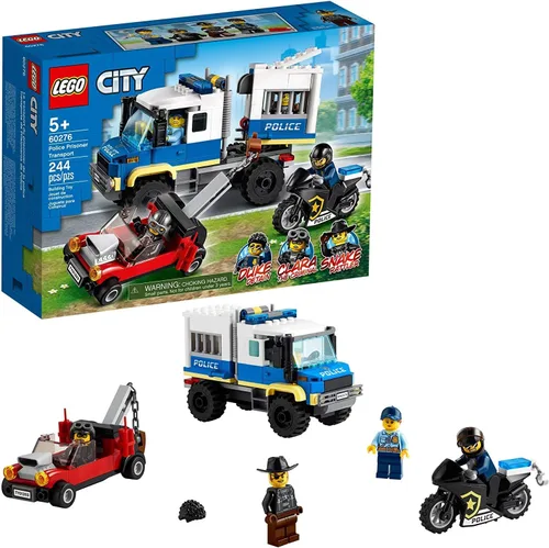 Vista 2 de LEGO City Police Prisoner Transport 60276 Kit de construcción; juguete policial genial para niños, nuevo 2021 (244 piezas)