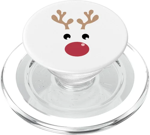 Vista 8 de Reindeer Matching Family Group Christmas. Cute Family Pajama PopSockets Adhesive PopGrip
