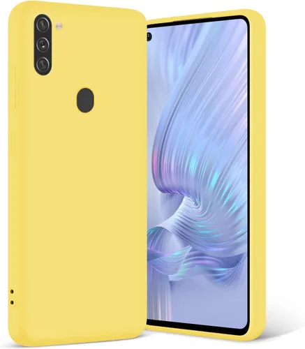 Vista 8 de Funda TPU de silicona líquida para Samsung Galaxy A11, gris