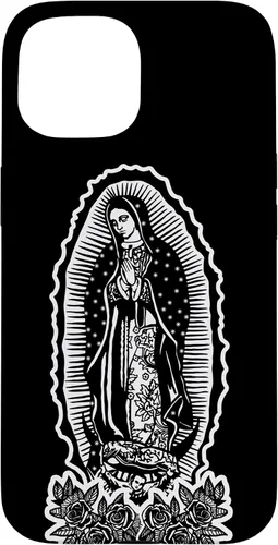 Vista 6 de Funda para iPhone 16 Nuestra Señora Virgen De Guadalupe Virgen María Tattoo Hombres Mujeres