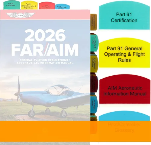 Vista 14 de Kit de bricolaje 2026 ASA FAR/AIM Book + 50 pestañas para reglas de vuelo de instrumentos - Kit IFR