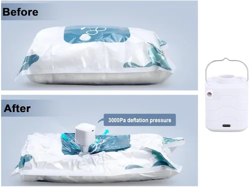 Vista 4 de Bomba de aire pequeña y portátil Ultra Mini, inflable de 38000 RPM, flotadores de piscina, viajes, camping, inflador de colchón de aire recargable