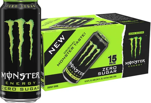 Vista 10 de Monster Energy Electric Blue, bebida energética, 16 onzas (paquete de 15)