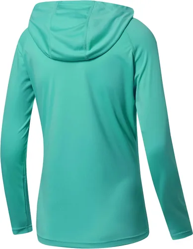 Vista 2 de Willit - Sudadera con capucha y protección solar FPU 50+ para mujer, camiseta de manga larga con FPS, ligera, para exteriores, senderismo, pesca