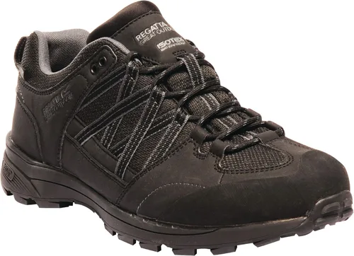 Vista 6 de Regatta Samaris Low II WP - Zapatillas de senderismo AW18 Negro Fiesta Rojo