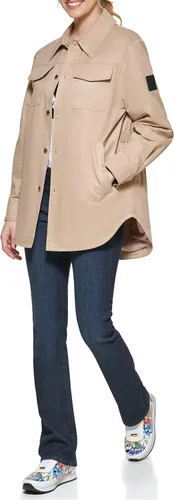 Vista 5 de Karl Lagerfeld Paris Women's Oversized Shirt Jacket