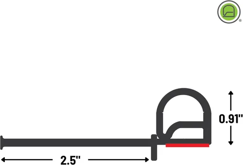 Vista 4 de 4002898 Sello Deslizante para RV Bulbo de 0.91" x Limpiador de 2.5" (40 pies)