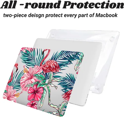 Vista 4 de Funda rígida compatible con MacBook Pro de 13 pulgadas 2012 2011 2010 2009 2008 versión A1278 con CD-ROM, funda de plástico para portátil rígida