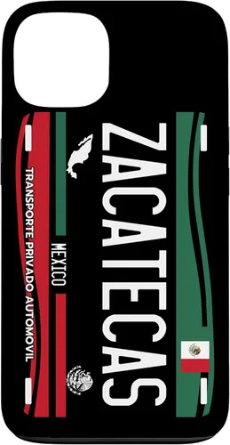 Vista 7 de Placa de matrícula Zacatecas para iPhone 13 Pro Max, Zacatecas México, funda Zacatecas